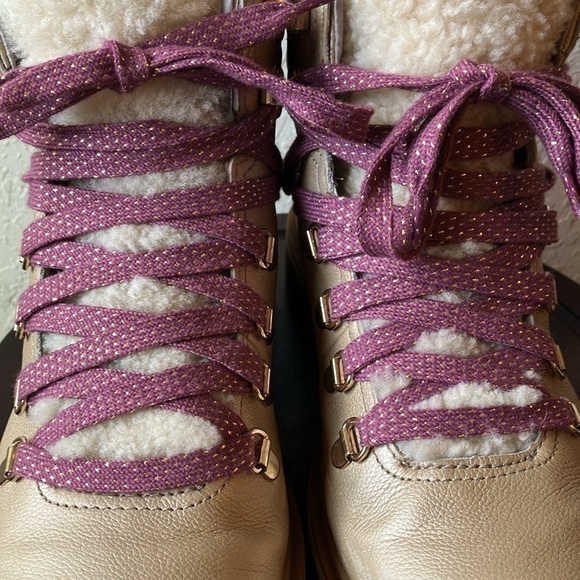 Sorel: Lennox Hiker Lux Booties - Fungi-Gold Conquest Sherpa- 9.5 - Picture 14 of 16